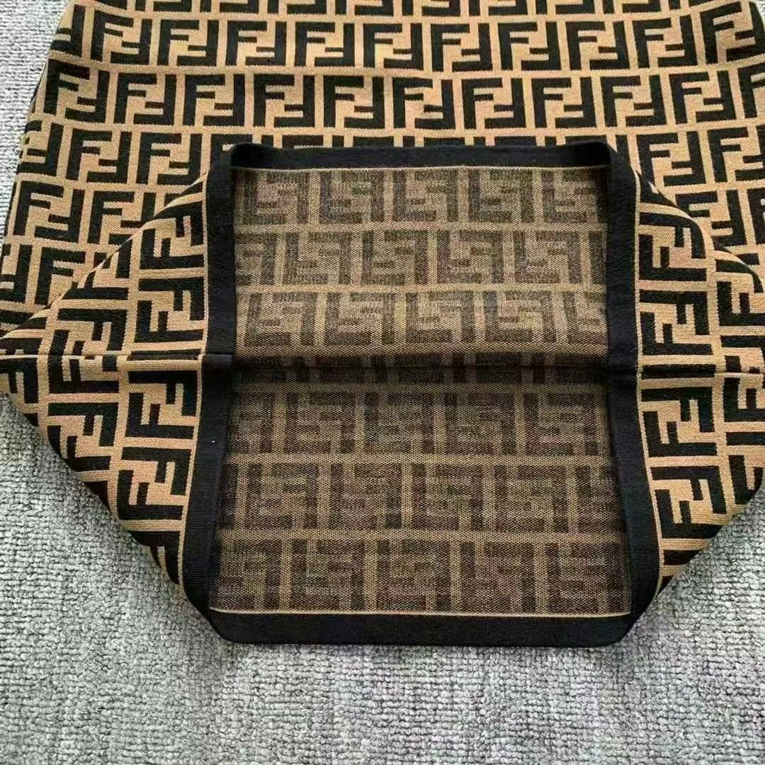 Fendi fendi double f knit dress in brown Size L / US 10 / IT 46 - 4 Thumbnail