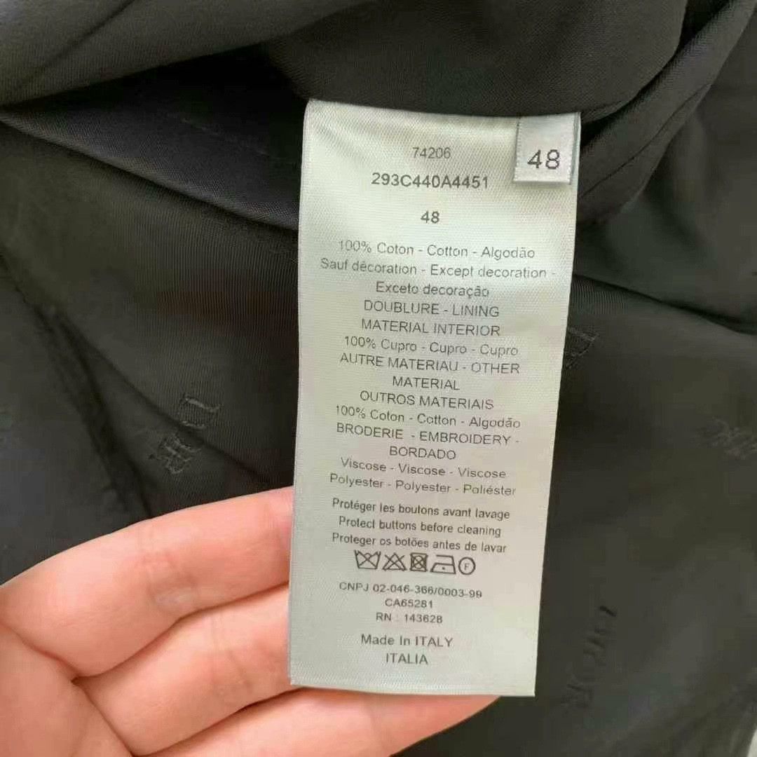 Dior dior black embroidered jacket for valentine's day Size L / US 10 / IT 46 - 4 Thumbnail