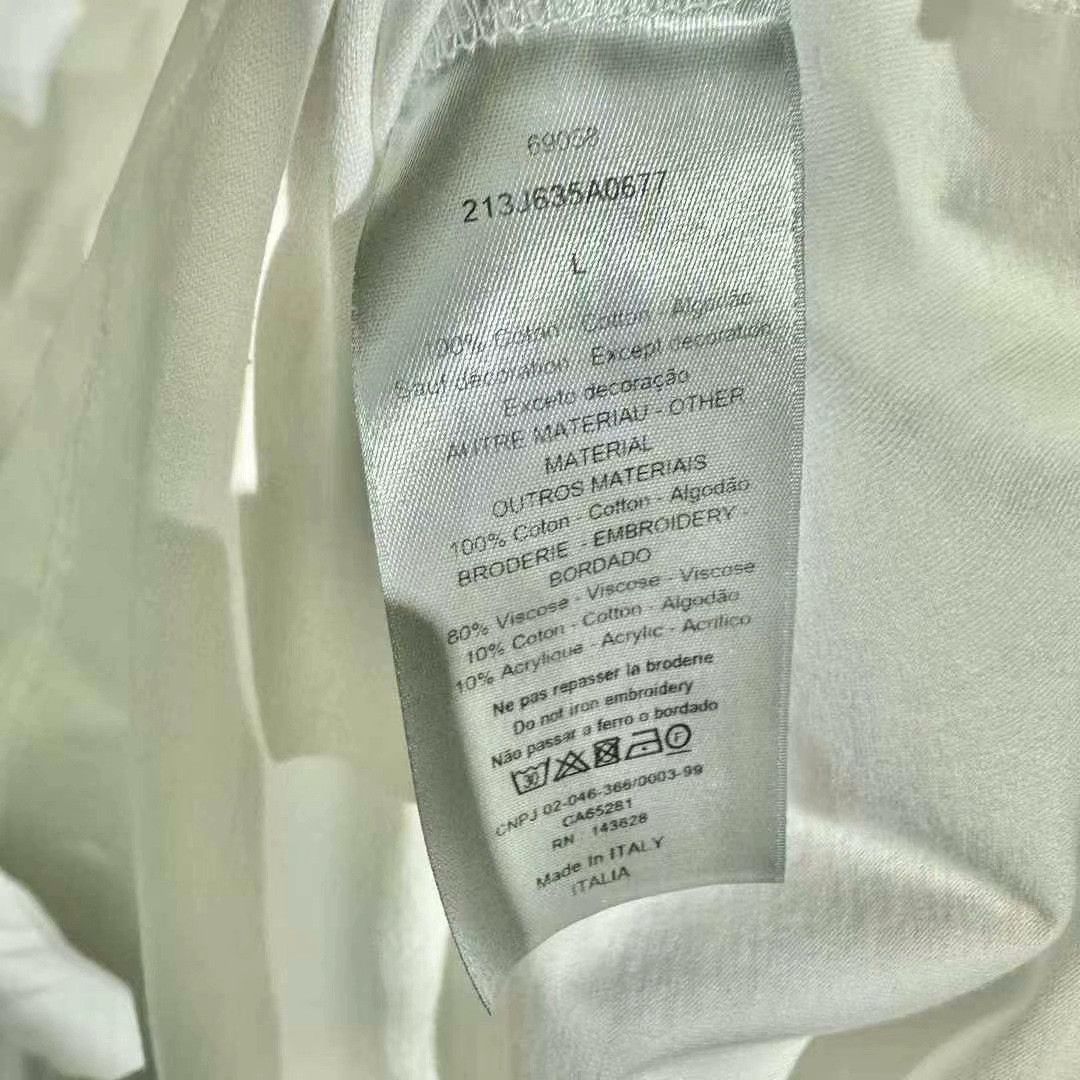 Dior dior atelier embroidered slogan short sleeve shirt Size US L / EU 52-54 / 3 - 4 Thumbnail