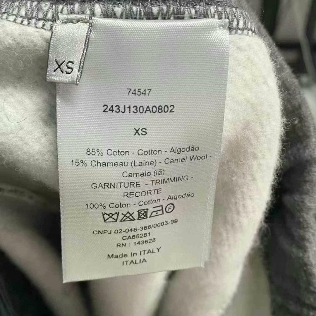 Dior dior gray cashmere sweatpants for women Size 23" - 4 Thumbnail