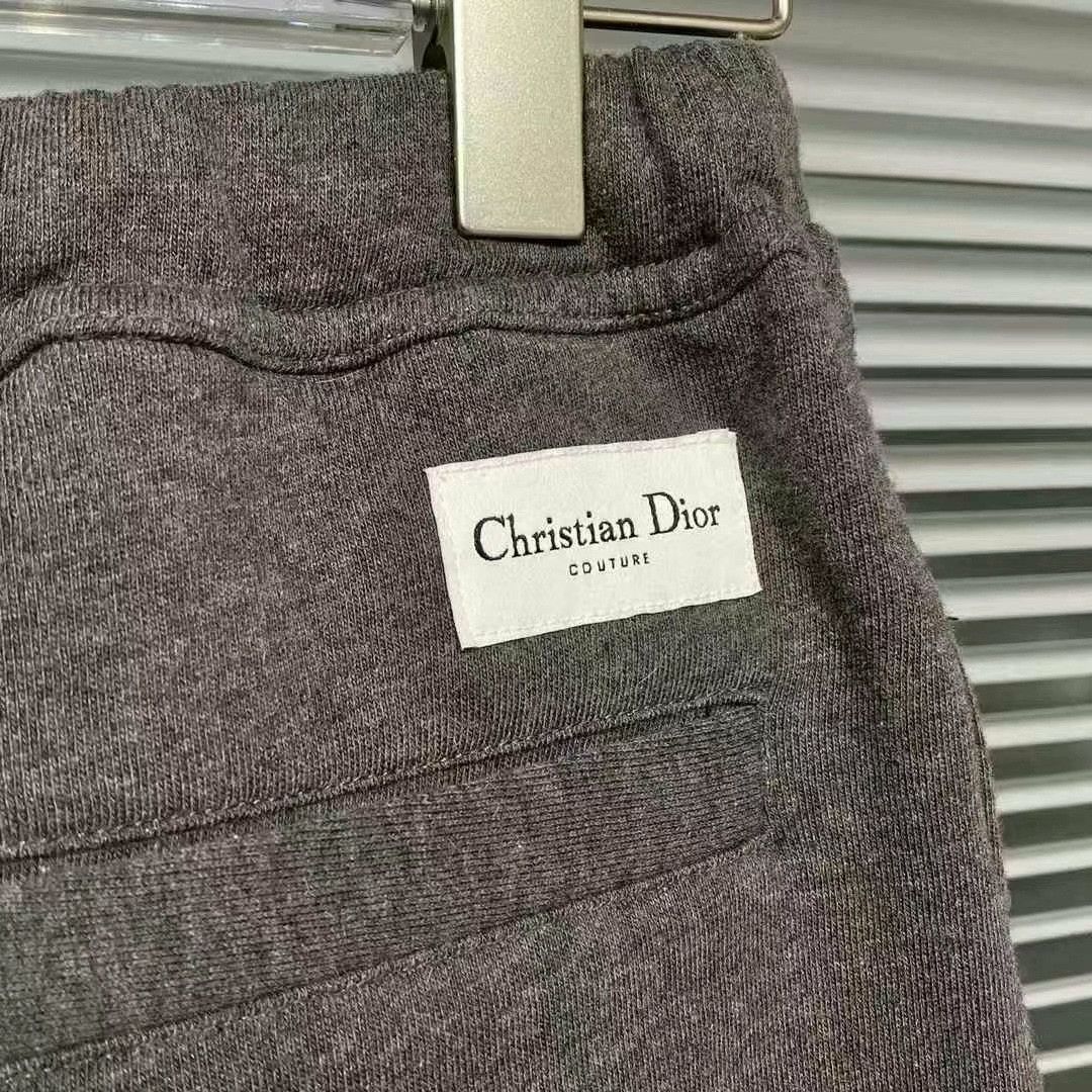 Dior dior gray cashmere sweatpants for women Size 23" - 3 Thumbnail