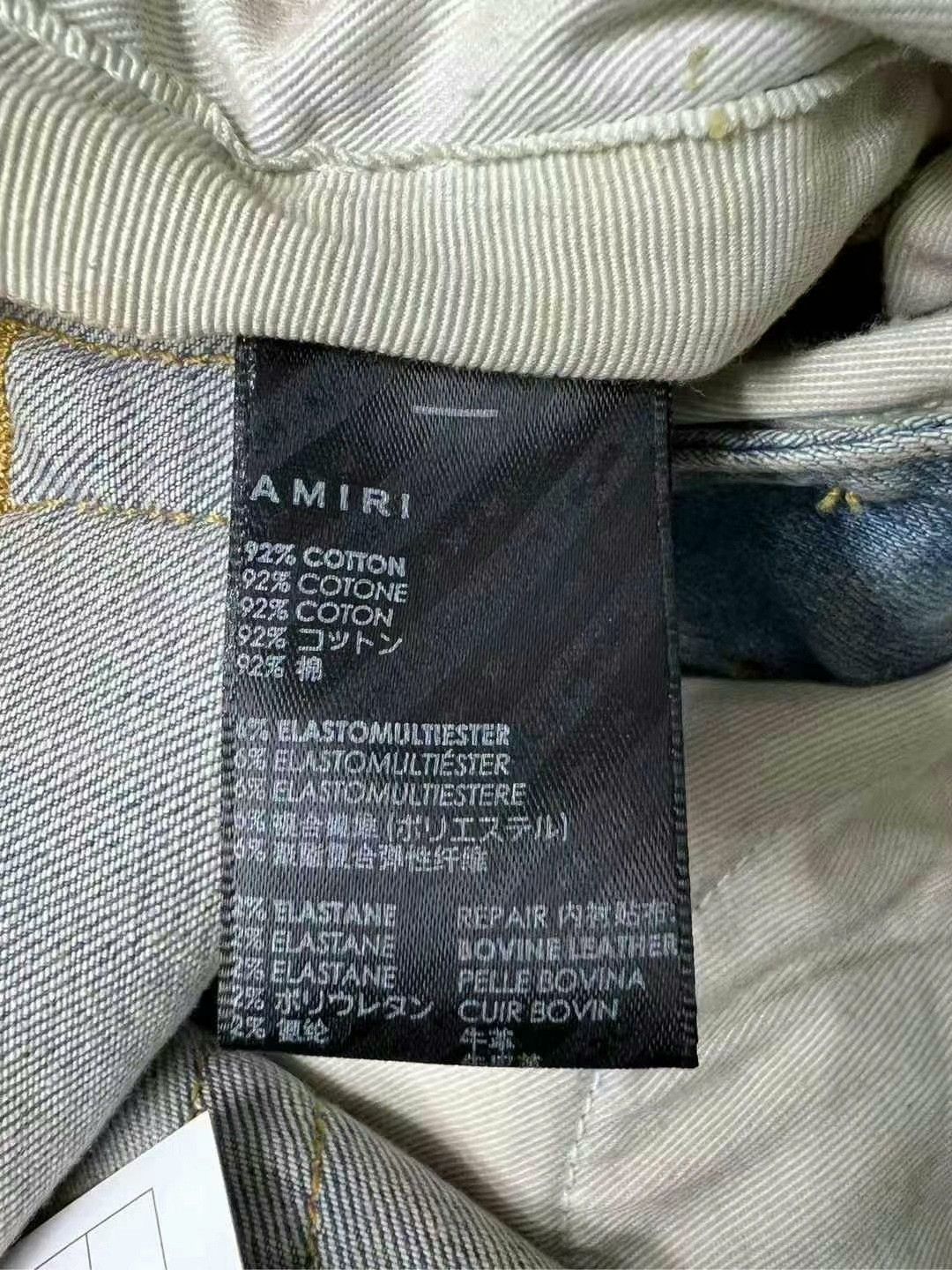 Amiri amiri logo denim pants in great condition Size US 33 - 5 Thumbnail