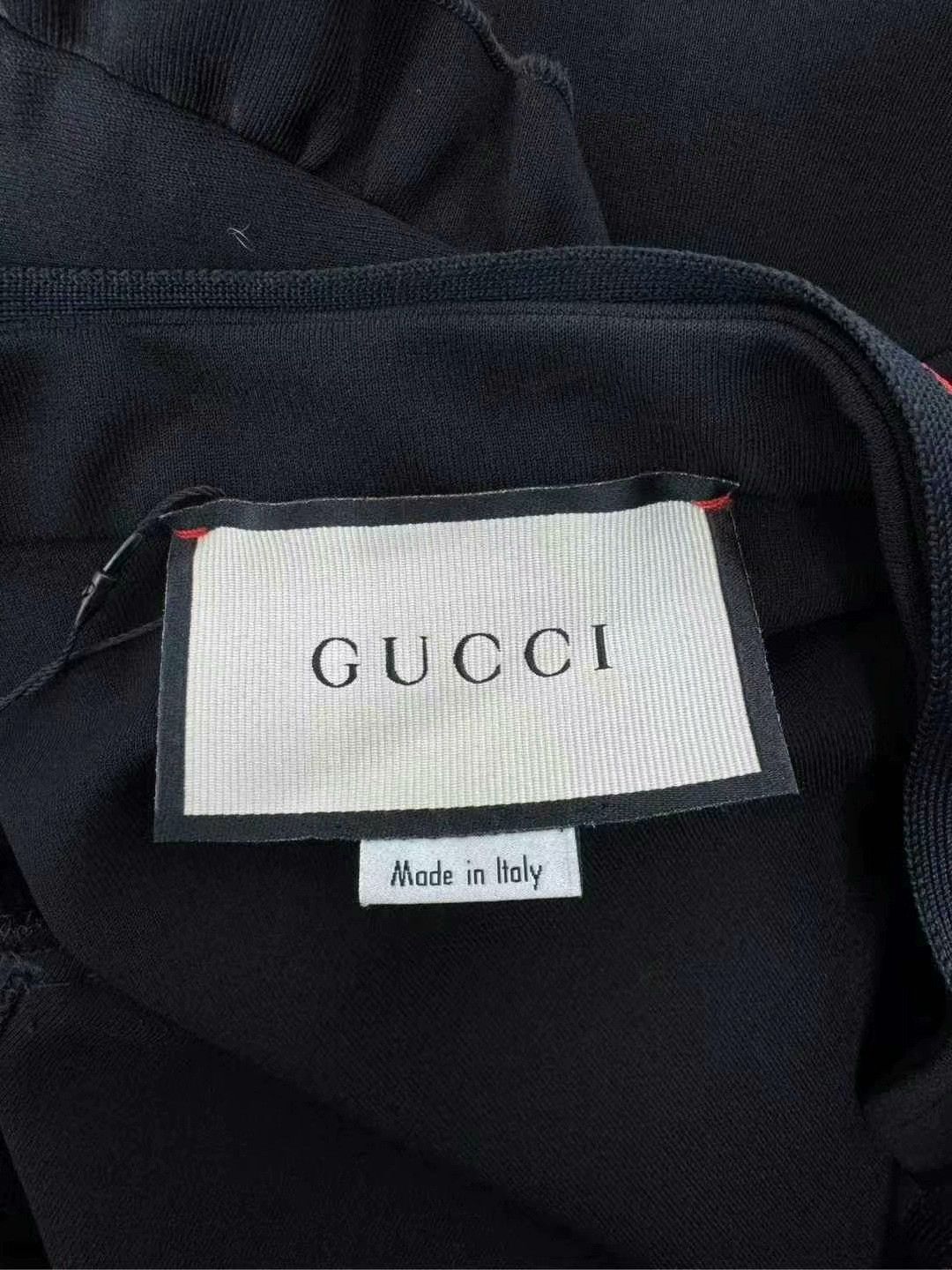 Gucci gucci classic black ruffle dress size S Size S / US 4 / IT 40 - 3 Thumbnail