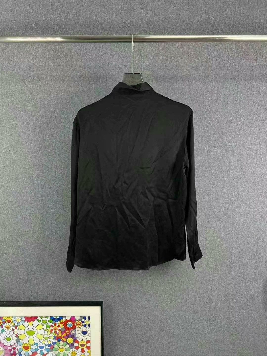 Dior dior embroidered logo silk shirt Size M / US 6-8 / IT 42-44 - 2 Thumbnail