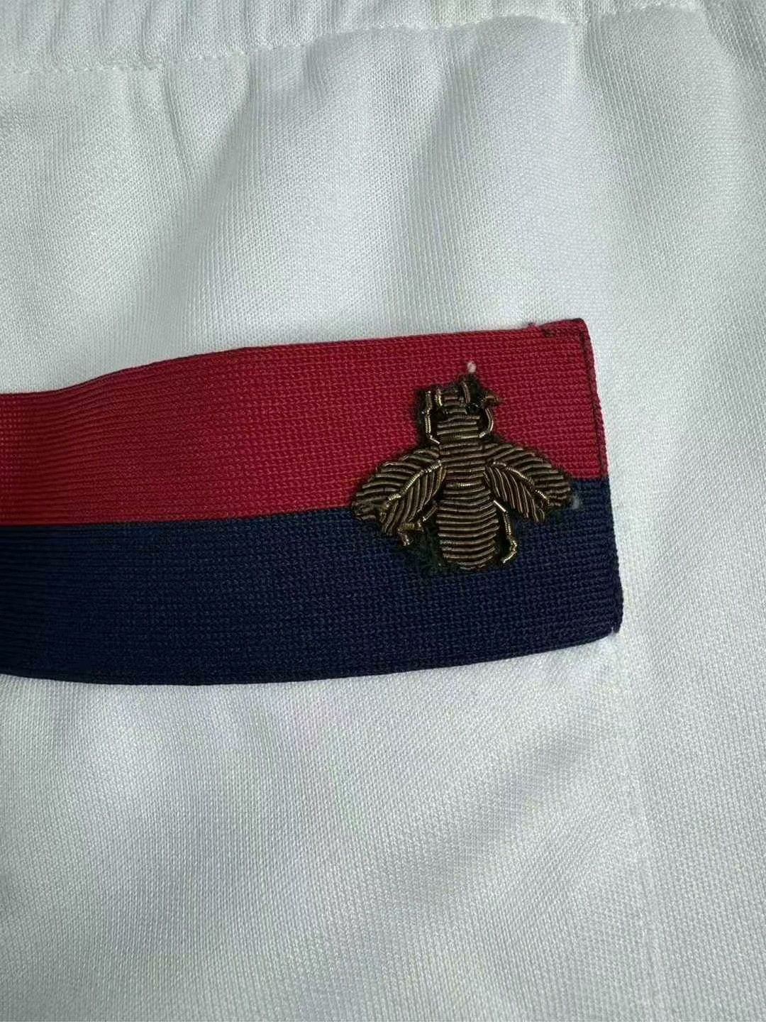 Gucci gucci embroidered logo shorts in white Size US 28 / EU 44 - 3 Thumbnail
