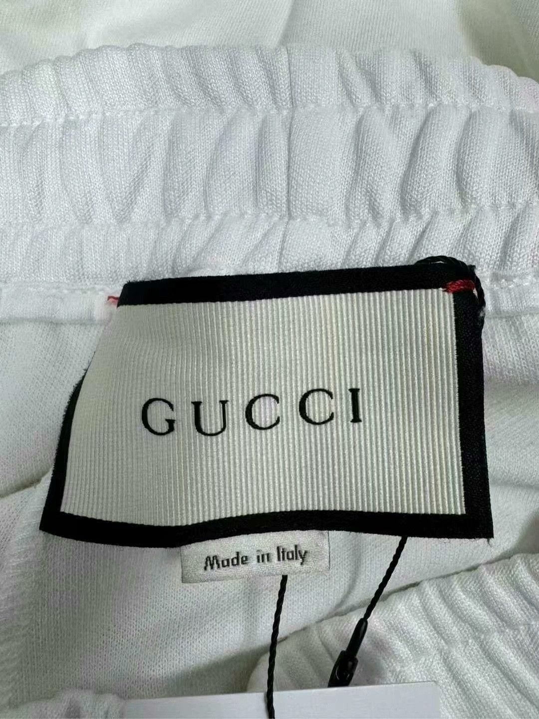 Gucci gucci embroidered logo shorts in white Size US 28 / EU 44 - 4 Thumbnail