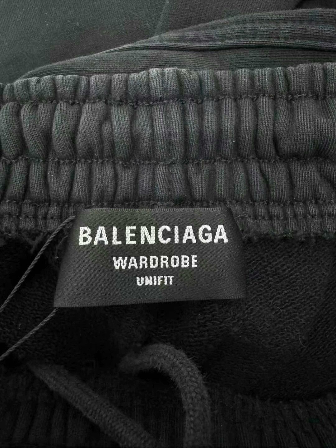Balenciaga balenciaga embroidered logo long pants in black Size US 26 / EU 42 - 4 Thumbnail