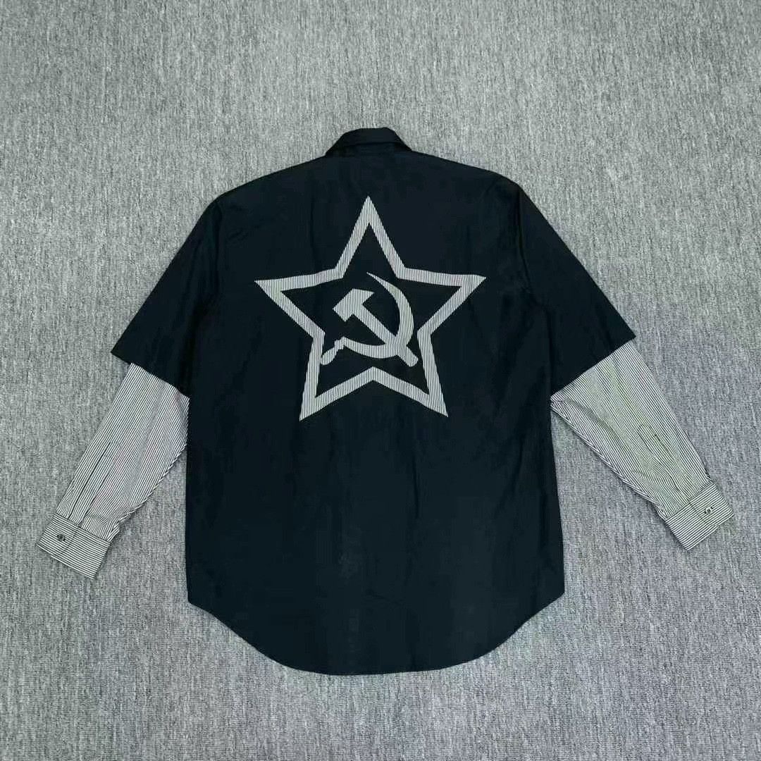 Vetements Vetements Two-Tone Shirt Jacket Size S Size US S / EU 44-46 / 1 - 2 Thumbnail