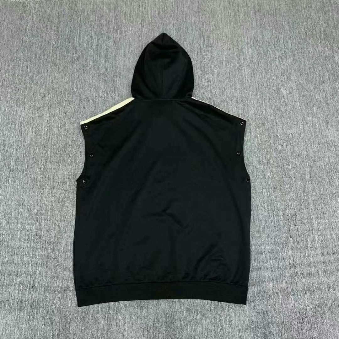 Gucci gucci black logo detachable hoodie sweatshirt Size US L / EU 52-54 / 3 - 4 Thumbnail