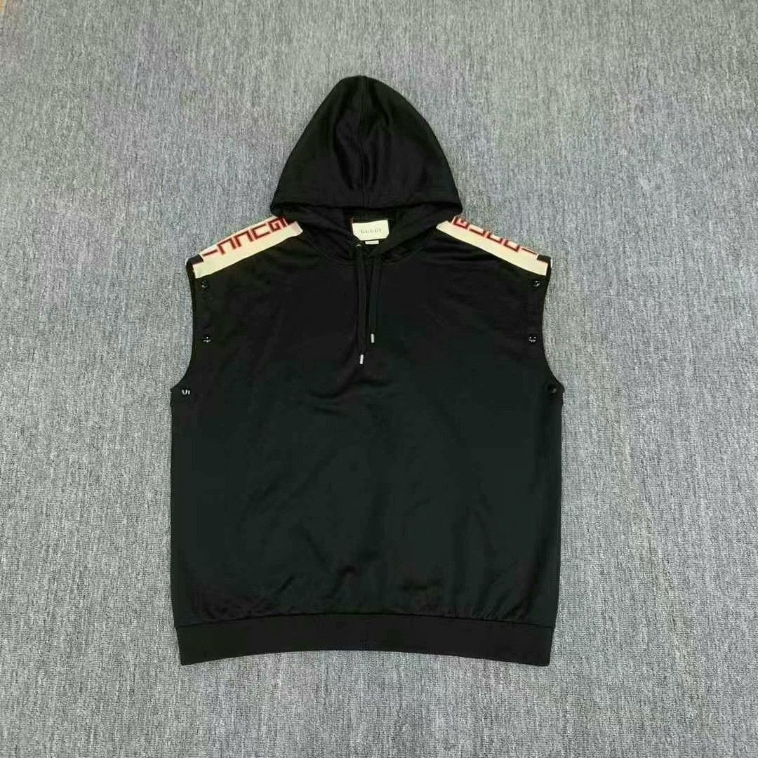 Gucci gucci black logo detachable hoodie sweatshirt Size US L / EU 52-54 / 3 - 3 Thumbnail