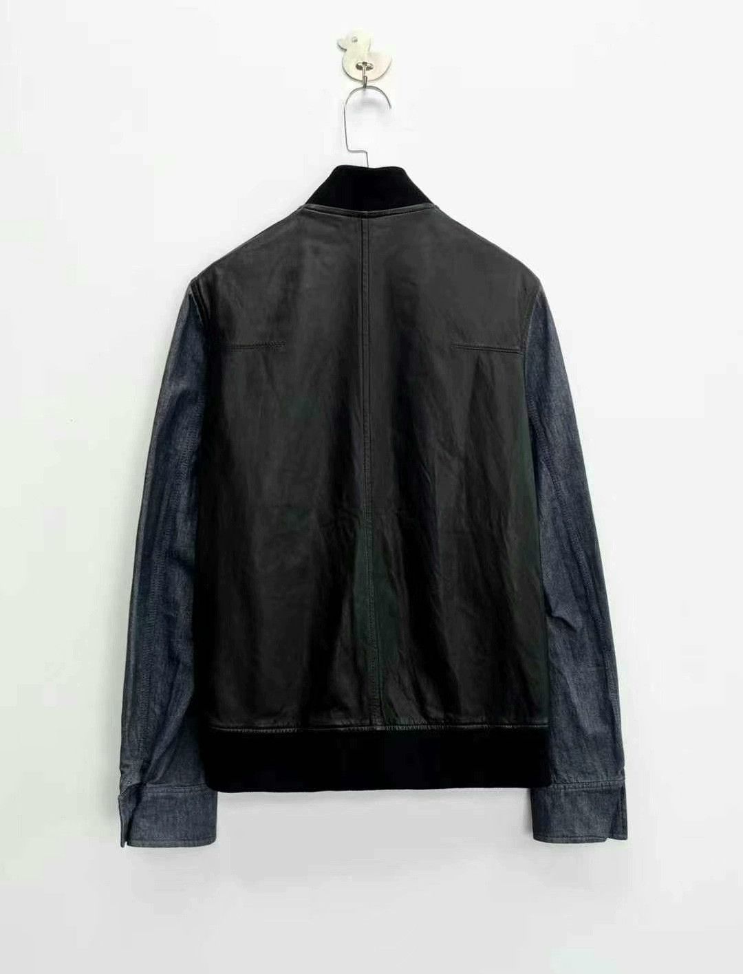 Dior dior black lambskin baseball jacket unisex Size US M / EU 48-50 / 2 - 2 Thumbnail