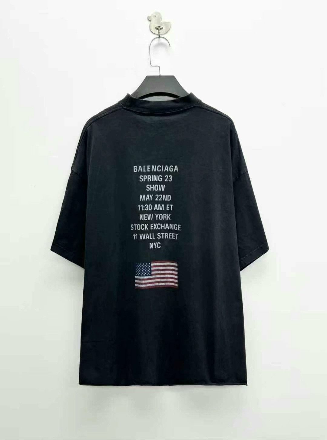 Balenciaga balenciaga ss23 nyse logo short sleeve t-shirt Size US XL / EU 56 / 4 - 2 Thumbnail