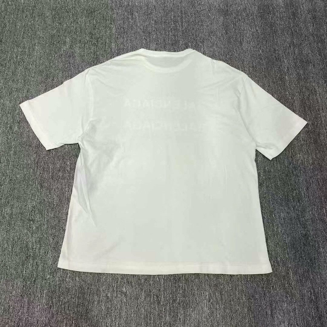 Balenciaga balenciaga white rainbow letter short sleeve shirt Size US M / EU 48-50 / 2 - 2 Thumbnail