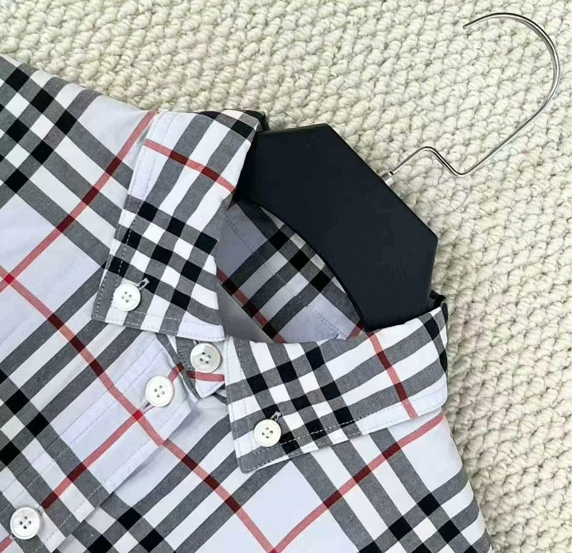 Burberry burberry blue gray plaid long sleeve shirt Size S / US 4 / IT 40 - 3 Thumbnail