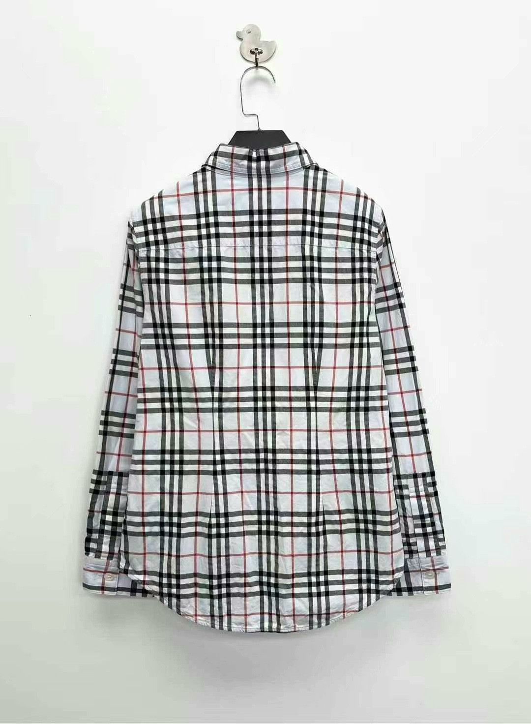 Burberry burberry blue gray plaid long sleeve shirt Size S / US 4 / IT 40 - 2 Thumbnail