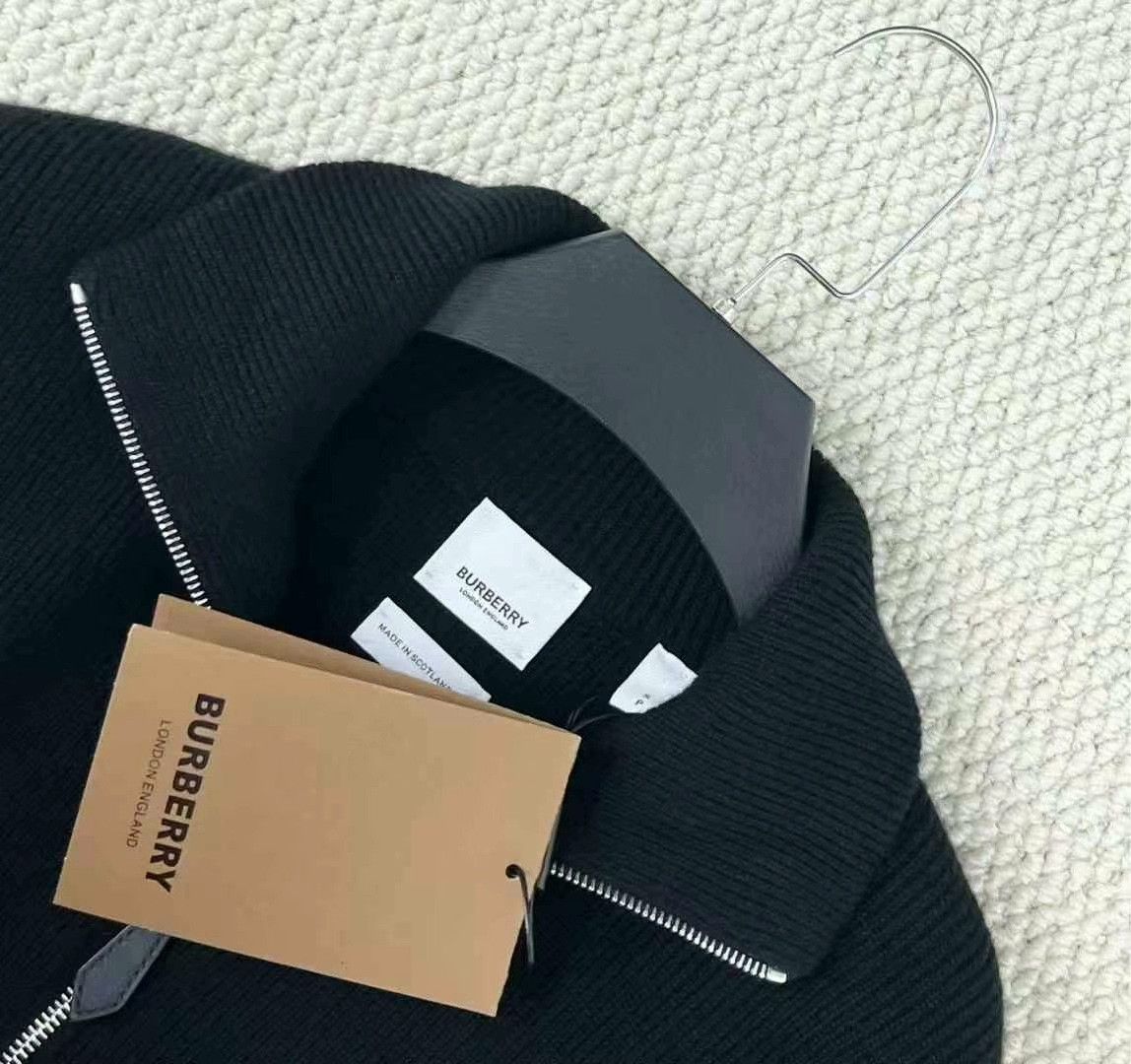 Burberry burberry black half-zip wool pullover sweater Size US S / EU 44-46 / 1 - 2 Thumbnail