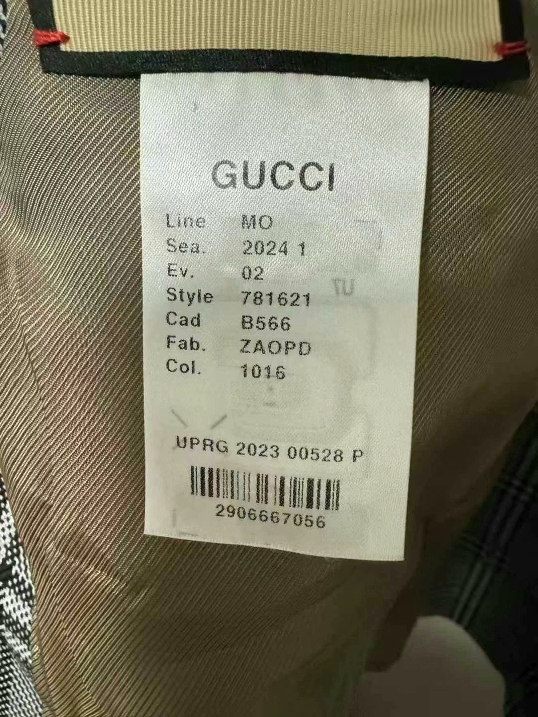 Gucci gucci ss24 plaid double-breasted blazer Size US L / EU 52-54 / 3 - 4 Thumbnail