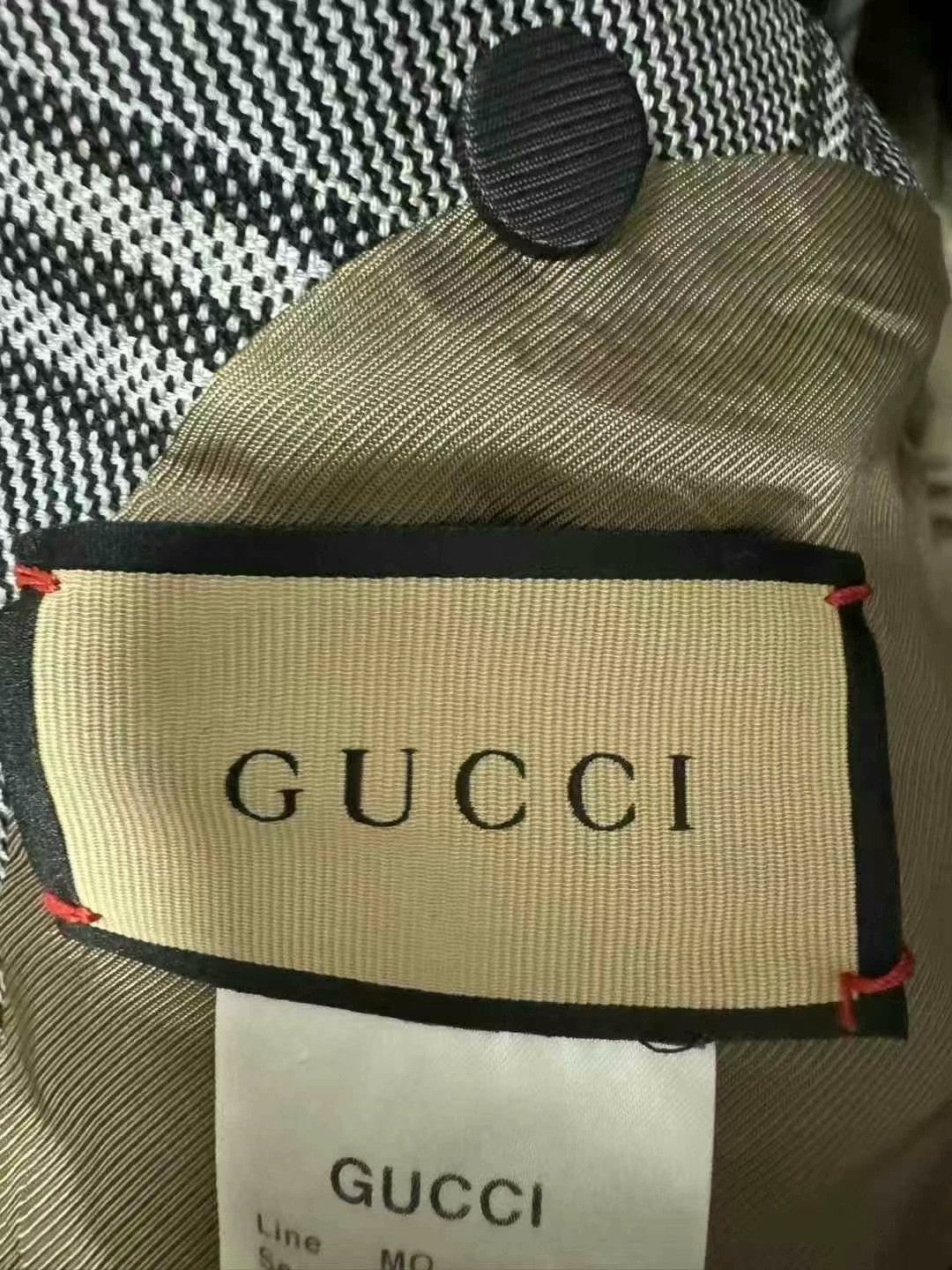 Gucci gucci ss24 plaid double-breasted blazer Size US L / EU 52-54 / 3 - 3 Thumbnail