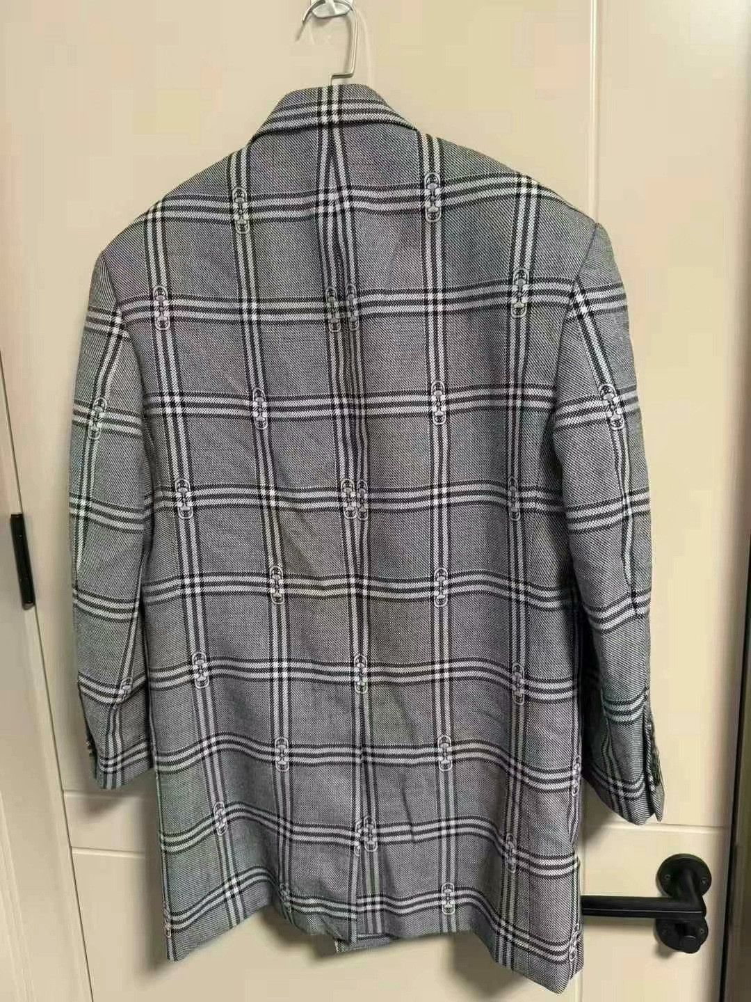 Gucci gucci ss24 plaid double-breasted blazer Size US L / EU 52-54 / 3 - 2 Thumbnail