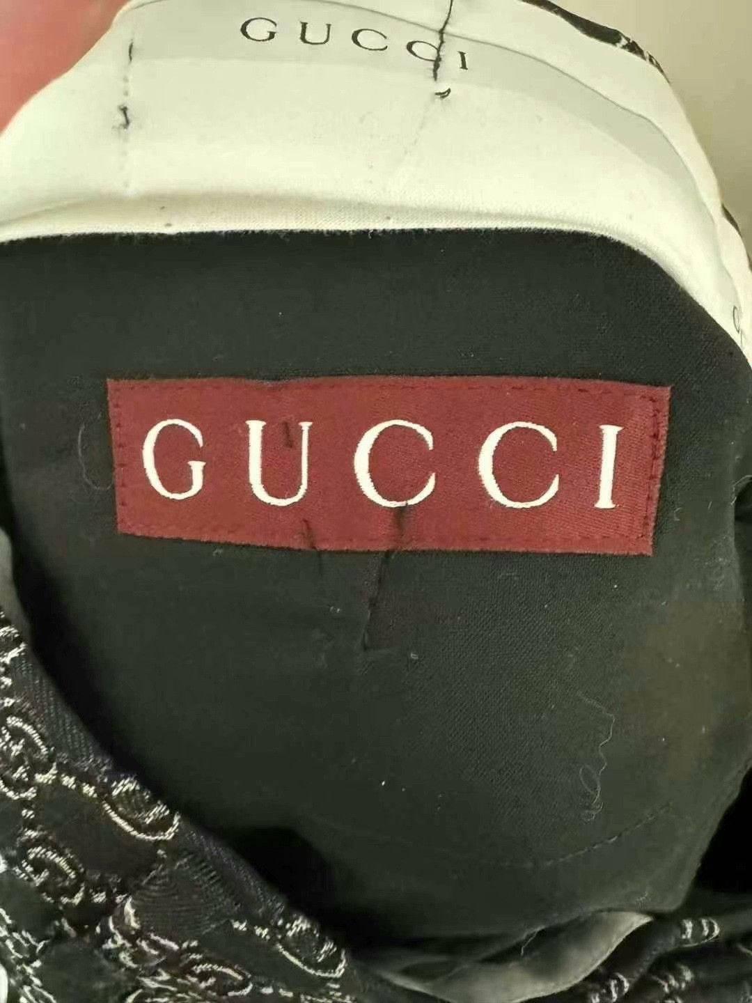 Gucci gucci logo print long pants Size US 31 - 4 Thumbnail