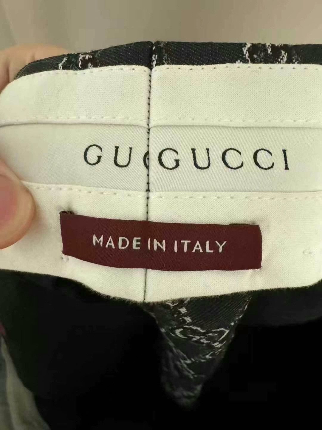 Gucci gucci logo print long pants Size US 31 - 3 Thumbnail