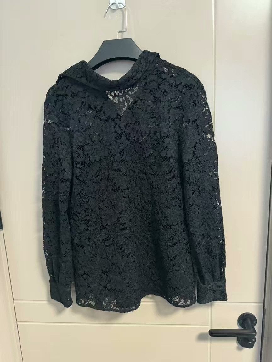 Gucci gucci sheer lace button-up shirt Size S / US 4 / IT 40 - 2 Thumbnail