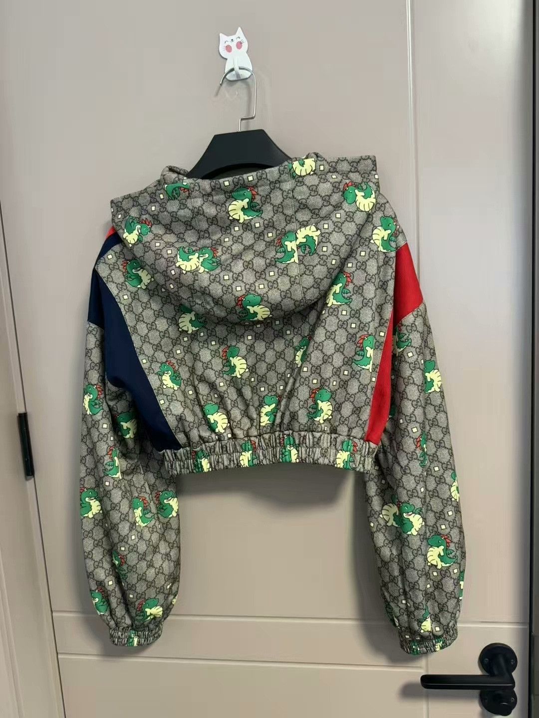 Gucci gucci classic cartoon logo crop jacket Size S / US 4 / IT 40 - 2 Thumbnail