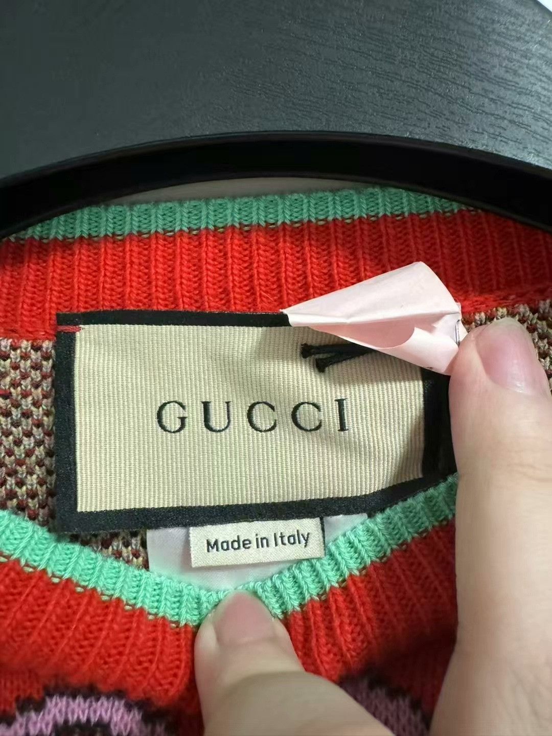 Gucci gucci double g dinosaur print cropped sweater Size S / US 4 / IT 40 - 3 Thumbnail