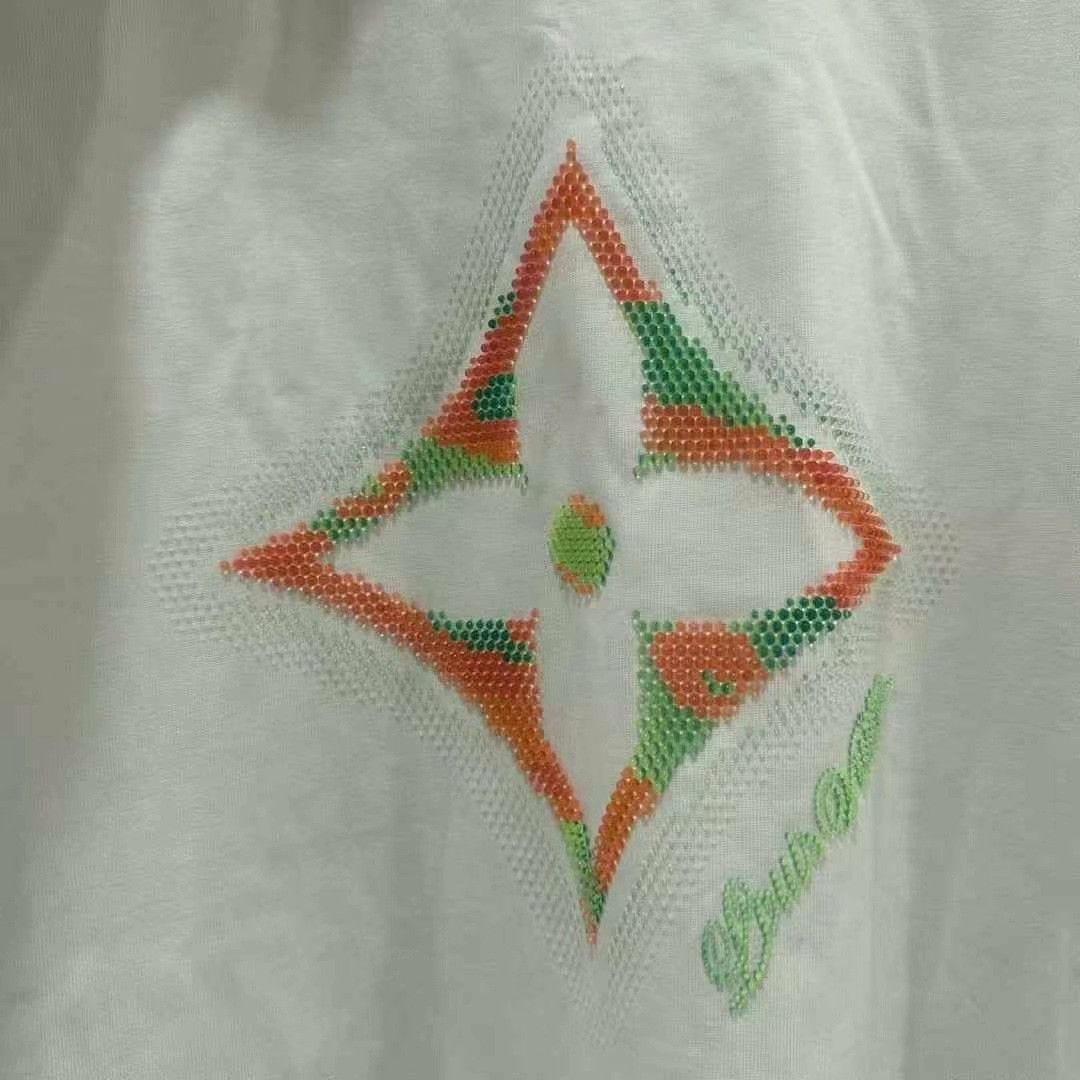 Louis Vuitton Louis Vuitton White Clover Short Sleeve Shirt Size L / US 10 / IT 46 - 5 Thumbnail