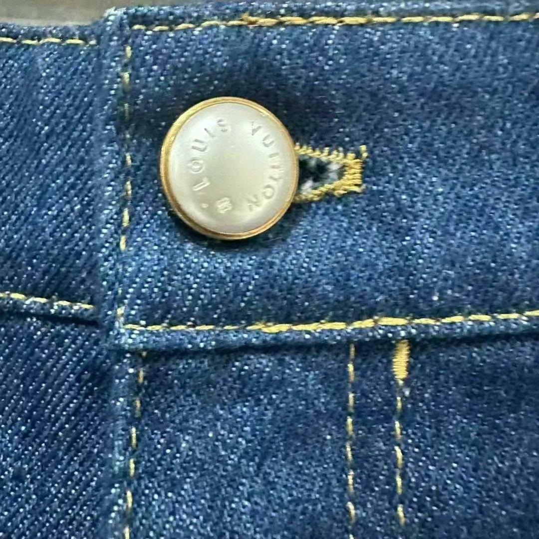 Louis Vuitton louis vuitton embroidered denim shorts size 33 Size US 33 - 3 Thumbnail