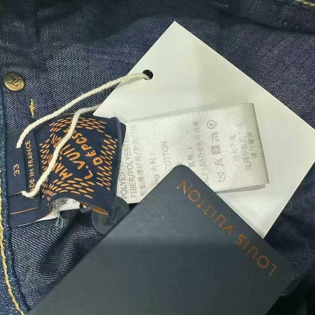 Louis Vuitton louis vuitton embroidered denim shorts size 33 Size US 33 - 7 Thumbnail