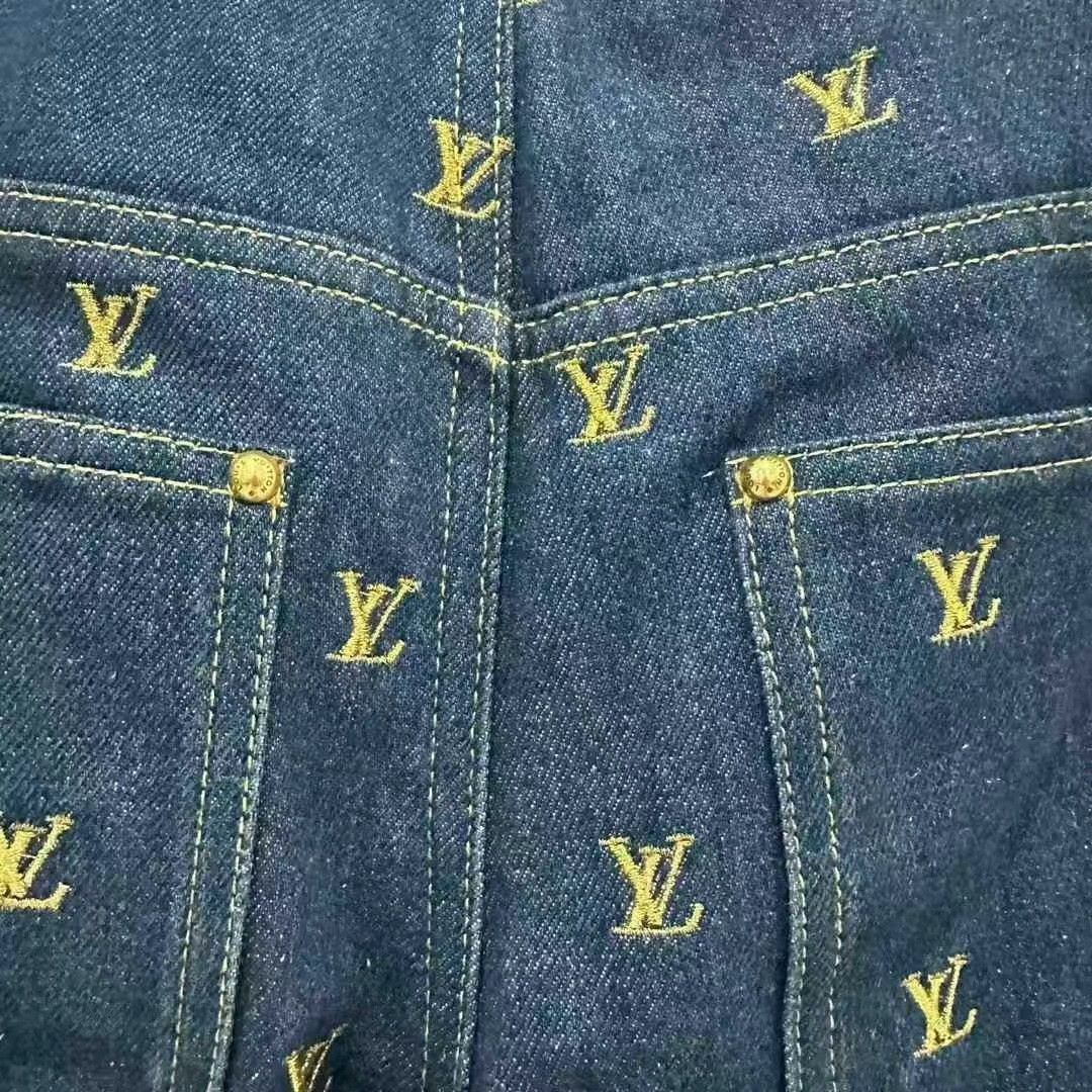 Louis Vuitton louis vuitton embroidered denim shorts size 33 Size US 33 - 6 Thumbnail