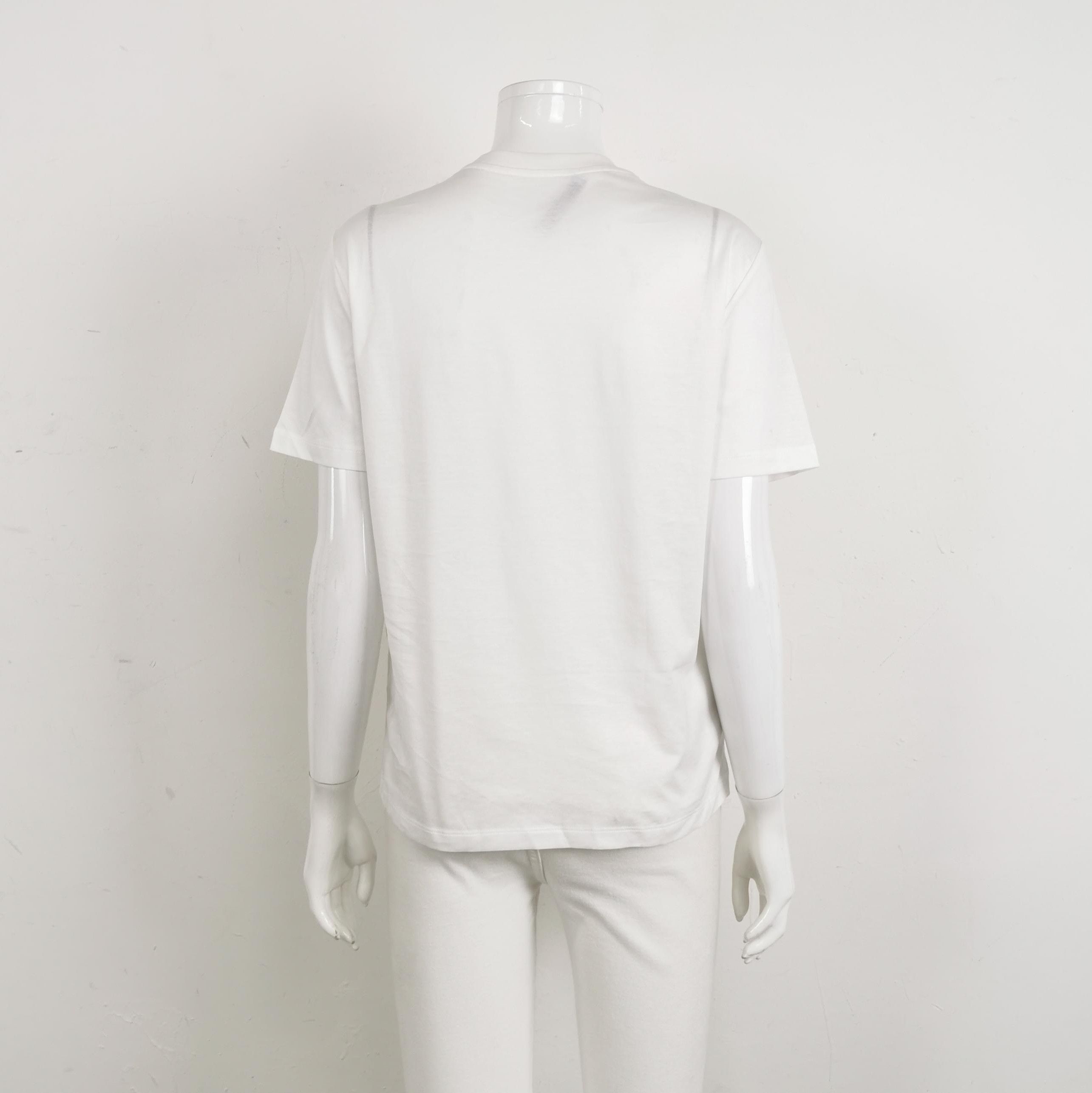Prada Prada Colorblock Cotton T-shirt with Triangle Logo 0089 Size XS / US 0-2 / IT 36-38 - 2 Thumbnail