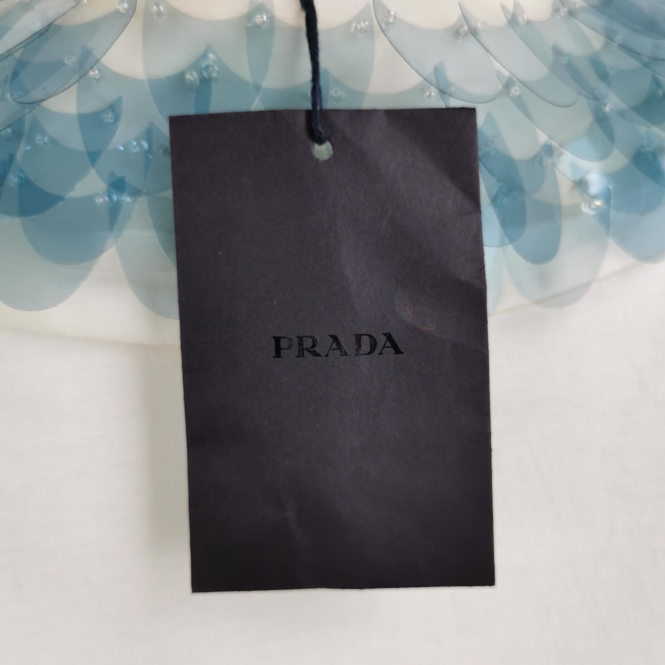 Prada Prada Cotton Short Sleeve T-Shirt with Collar 0089 Size M / US 6-8 / IT 42-44 - 6 Thumbnail