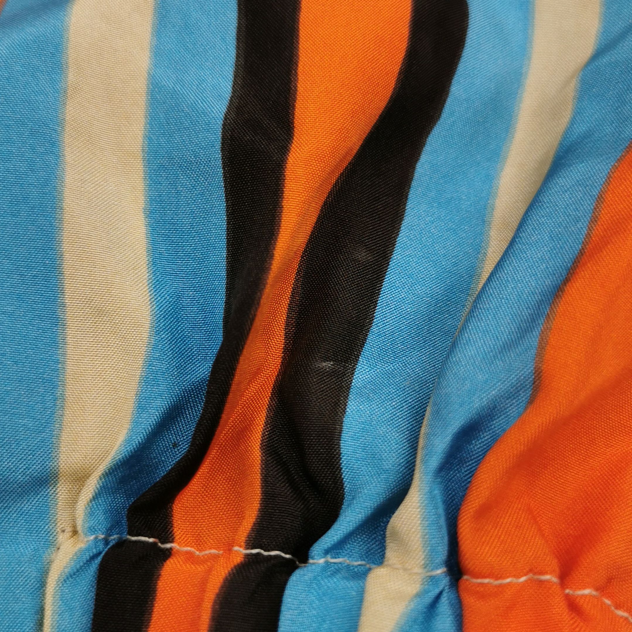 Prada Prada Striped Silk Logo Collared Long Sleeve Shirt 0089 Size S / US 4 / IT 40 - 9 Thumbnail
