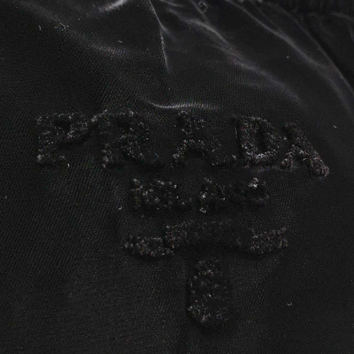 Prada Prada Logo Black Sweatpants for Women 0089 Size 30" / US 8 / IT 44 - 3 Thumbnail