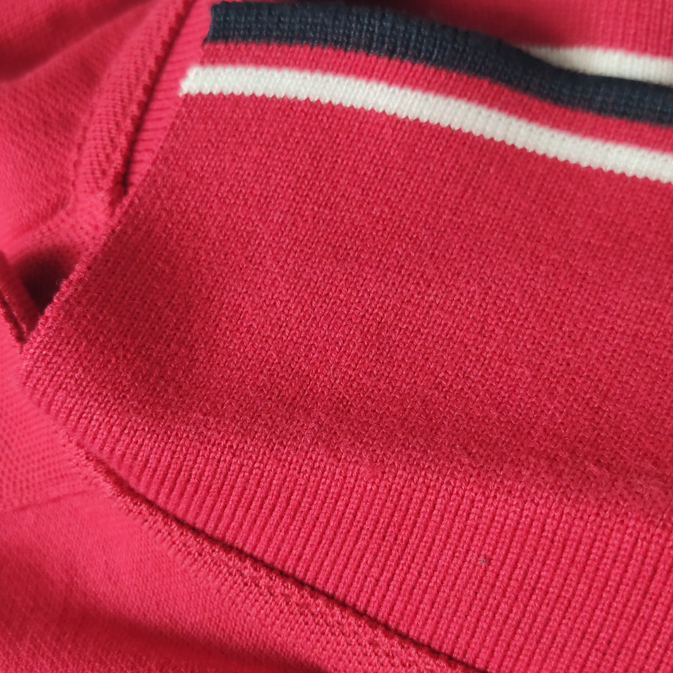Prada Prada Logo Cotton Polo Shirt in Red 0089 Size S / US 4 / IT 40 - 10 Thumbnail