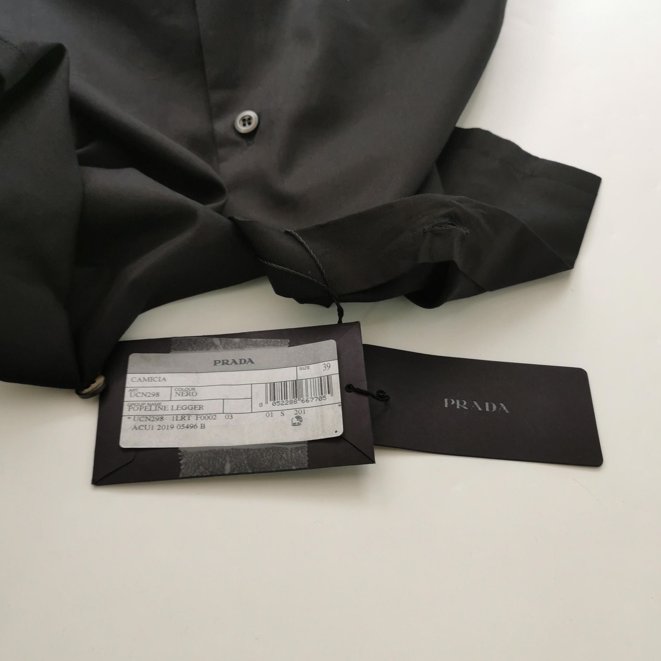 Prada Prada Colorblock Long Sleeve Shirt 0089 Size M / US 6-8 / IT 42-44 - 4 Thumbnail