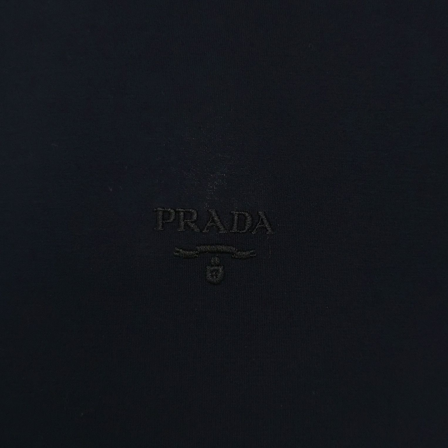 Prada Prada Cotton Logo Round Neck T-Shirt 0089 Size XS / US 0-2 / IT 36-38 - 3 Thumbnail