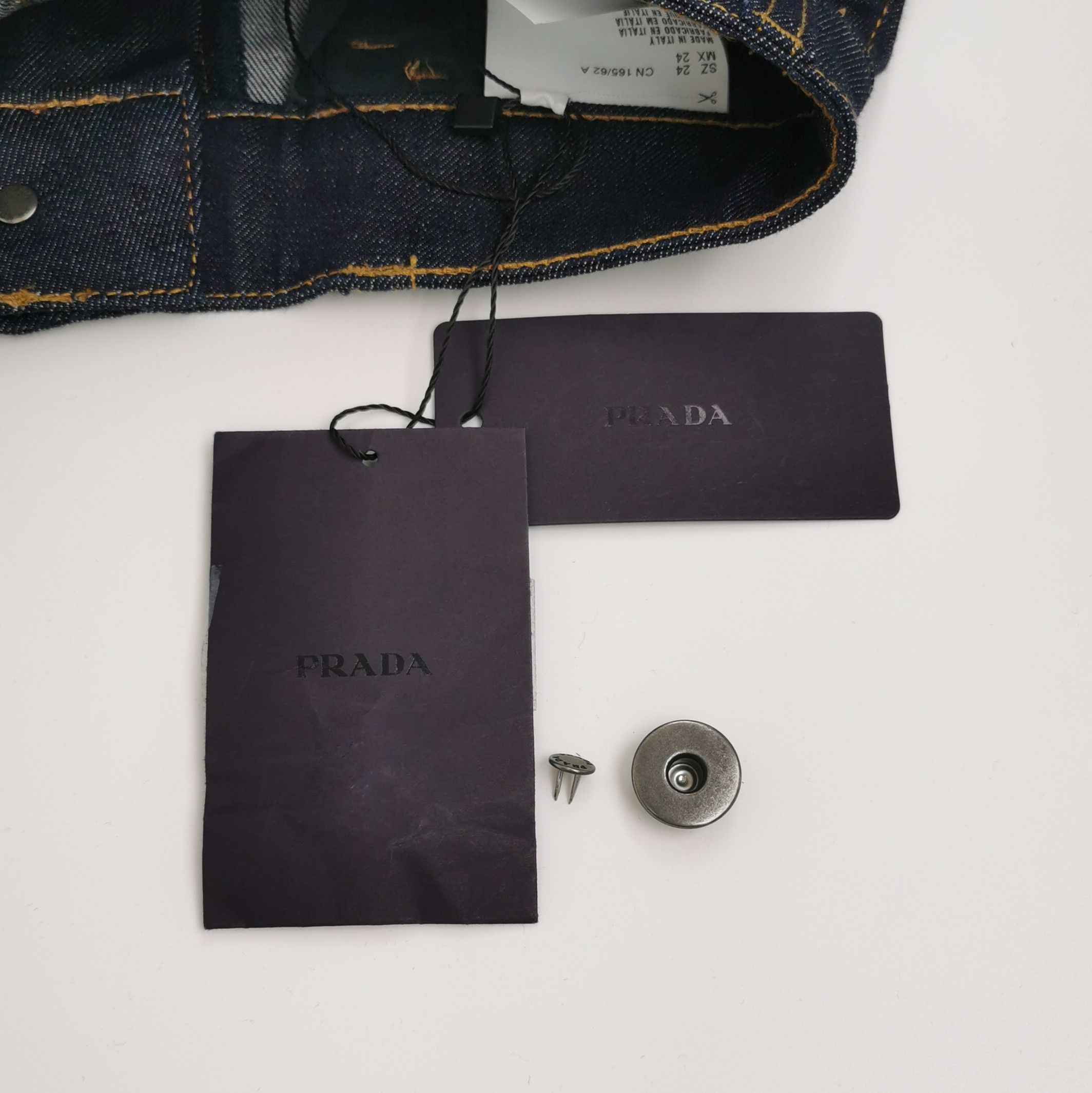 Prada Prada Logo Cotton Long Pants Size 24 0089 Size 24" / US 00 / IT 34 - 4 Thumbnail
