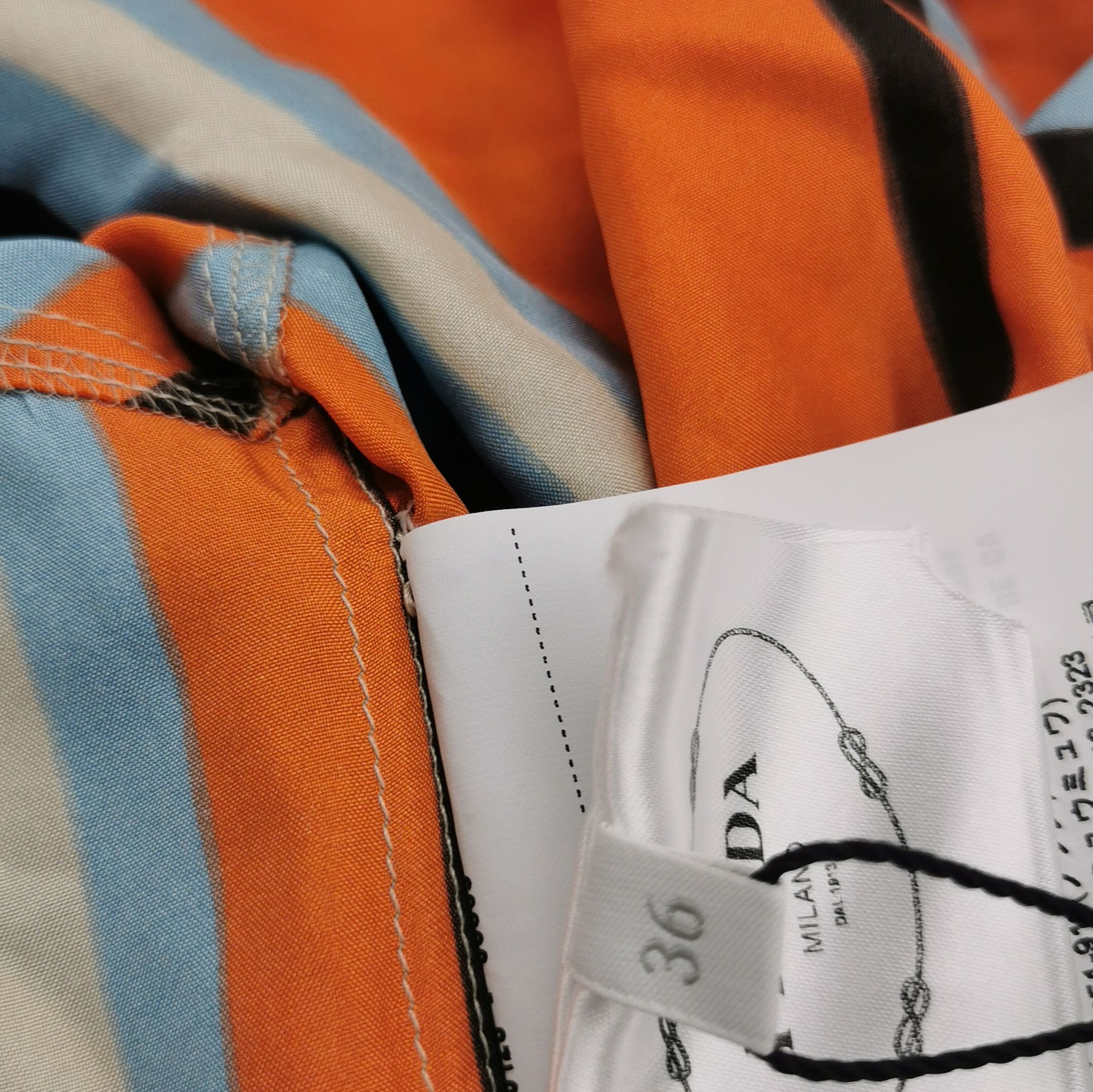 Prada Prada Colorful Striped Long Sleeve Shirt 0089 Size XS / US 0-2 / IT 36-38 - 11 Thumbnail