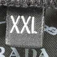 Prada Prada Black Cotton Crew Neck T-Shirt 0089 Size XXL / US 16-18 / IT 52-54 - 5 Thumbnail