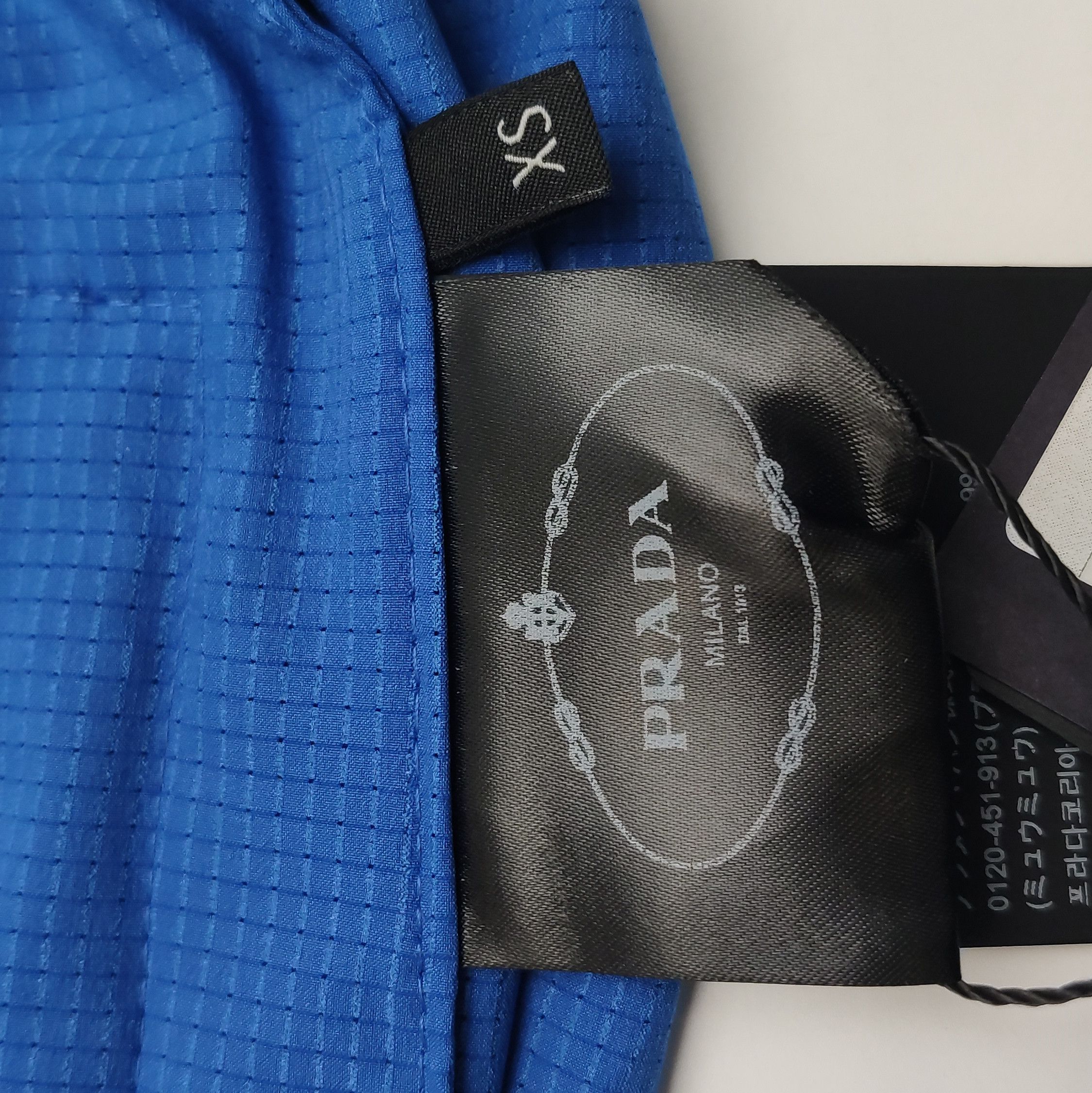 Prada Prada Logo Athletic Shorts in Blue 0089 Size 23" - 11 Thumbnail