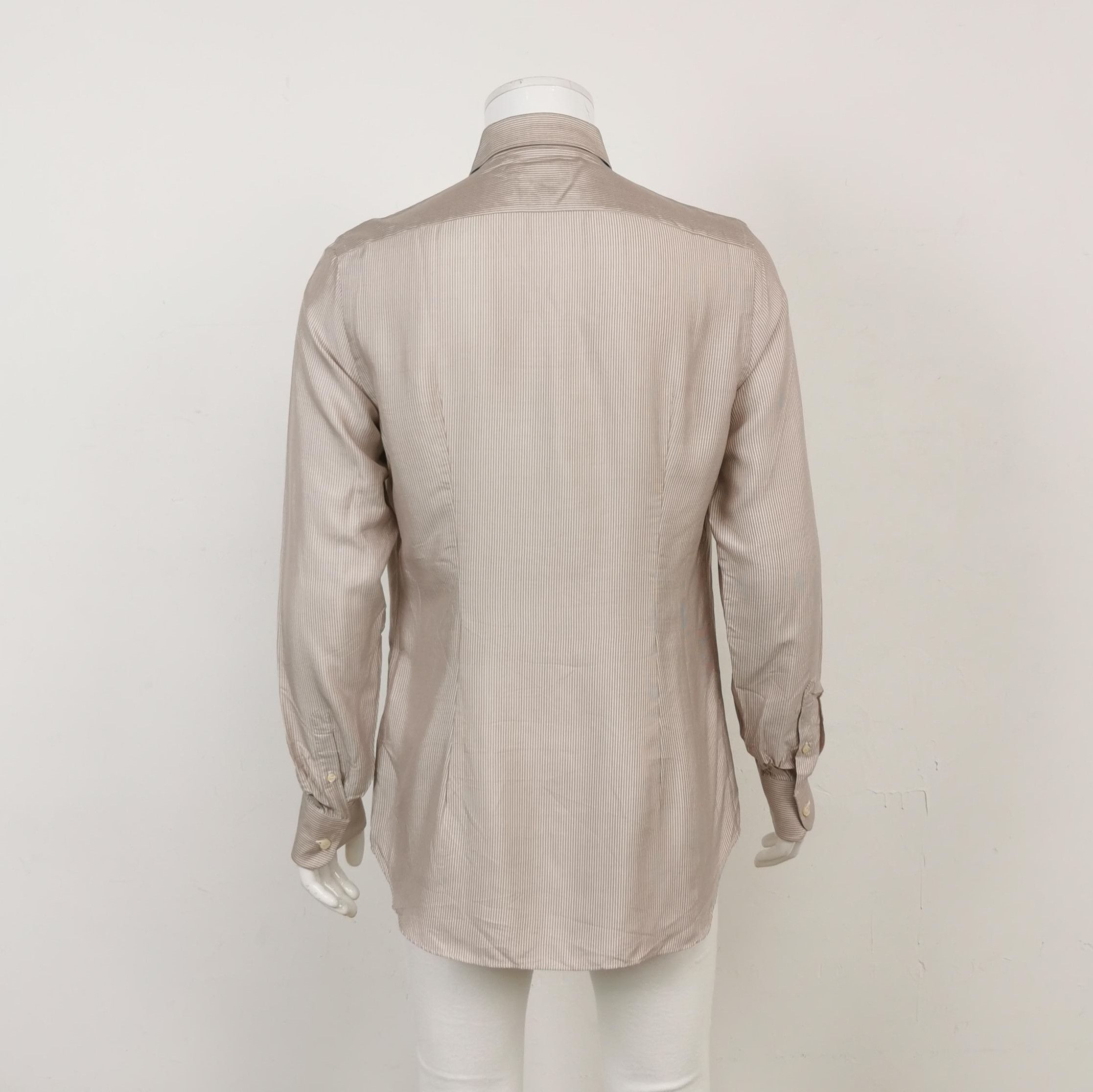 Prada Prada Silk Button-Up Shirt for Women 0089 Size L / US 10 / IT 46 - 2 Thumbnail