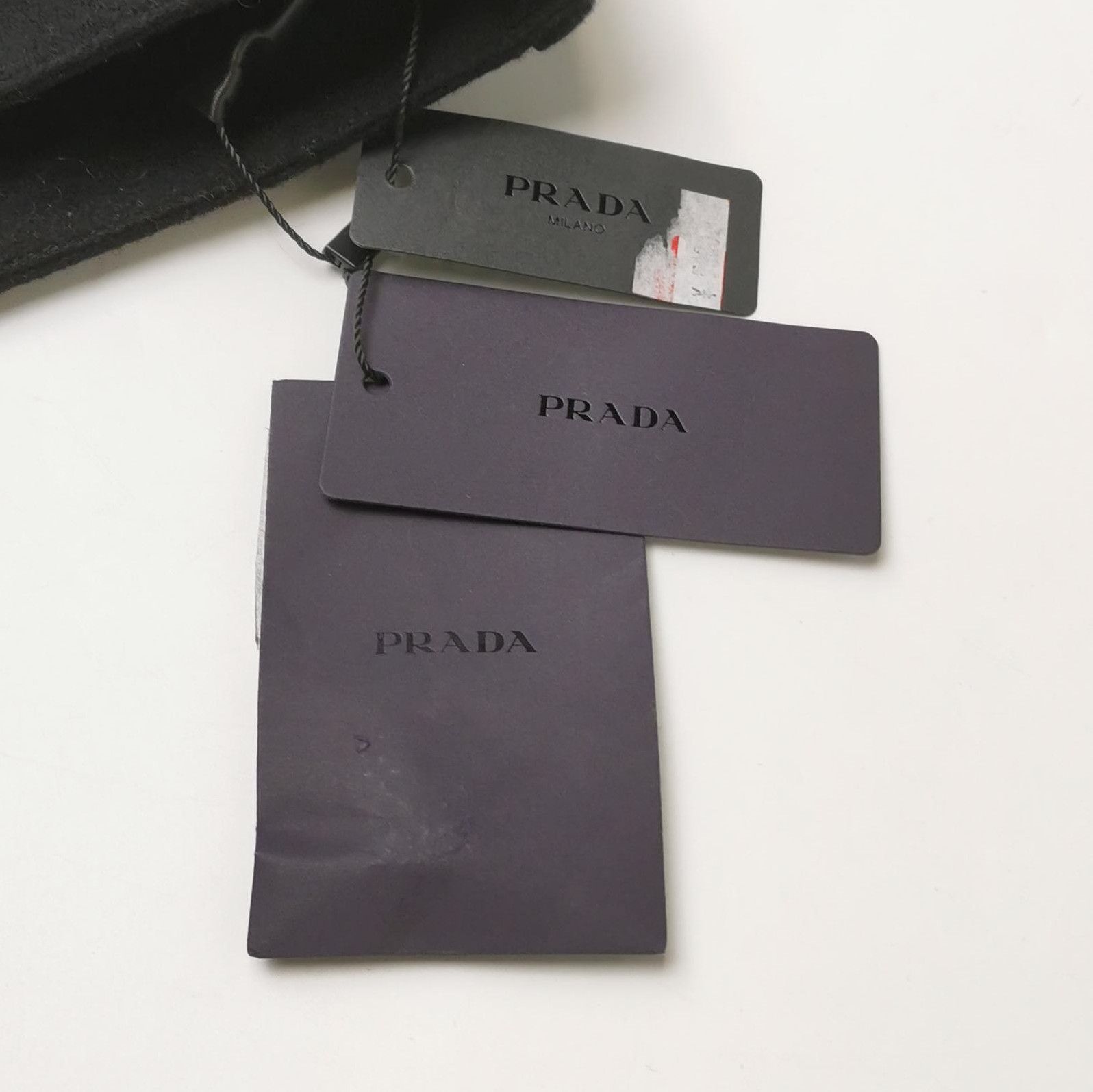 Prada Prada Wool Blend Triangle Logo Long Pants 0089 Size 22" - 4 Thumbnail
