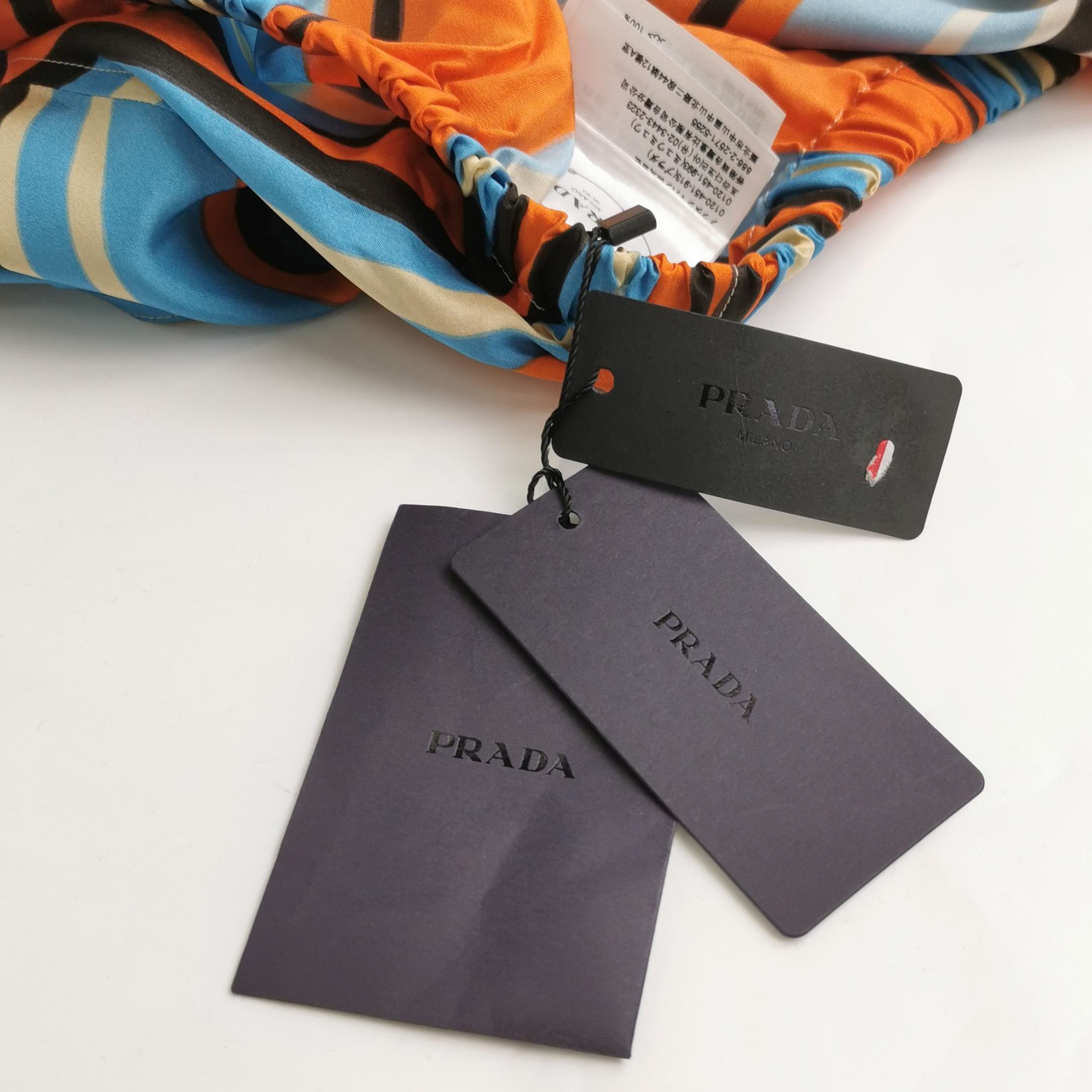 Prada Prada Striped Triangle Logo Long Sleeve Shirt 0089 Size S / US 4 / IT 40 - 4 Thumbnail