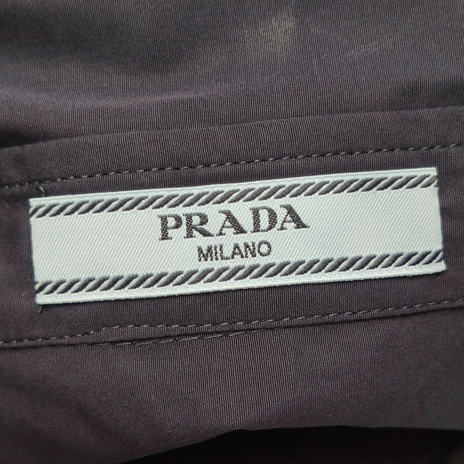 Prada Prada Cotton Long Sleeve Dress Shirt 0089 Size S / US 4 / IT 40 - 4 Thumbnail