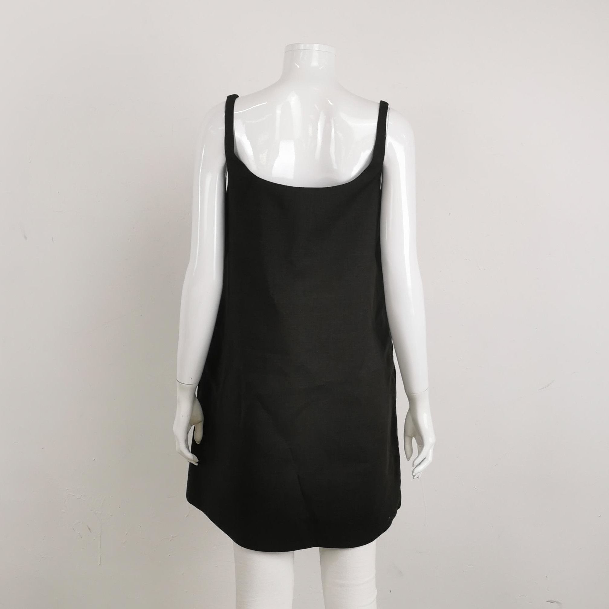 Prada Prada Black Wool Slip Dress Size 36 0089 Size S / US 4 / IT 40 - 2 Thumbnail