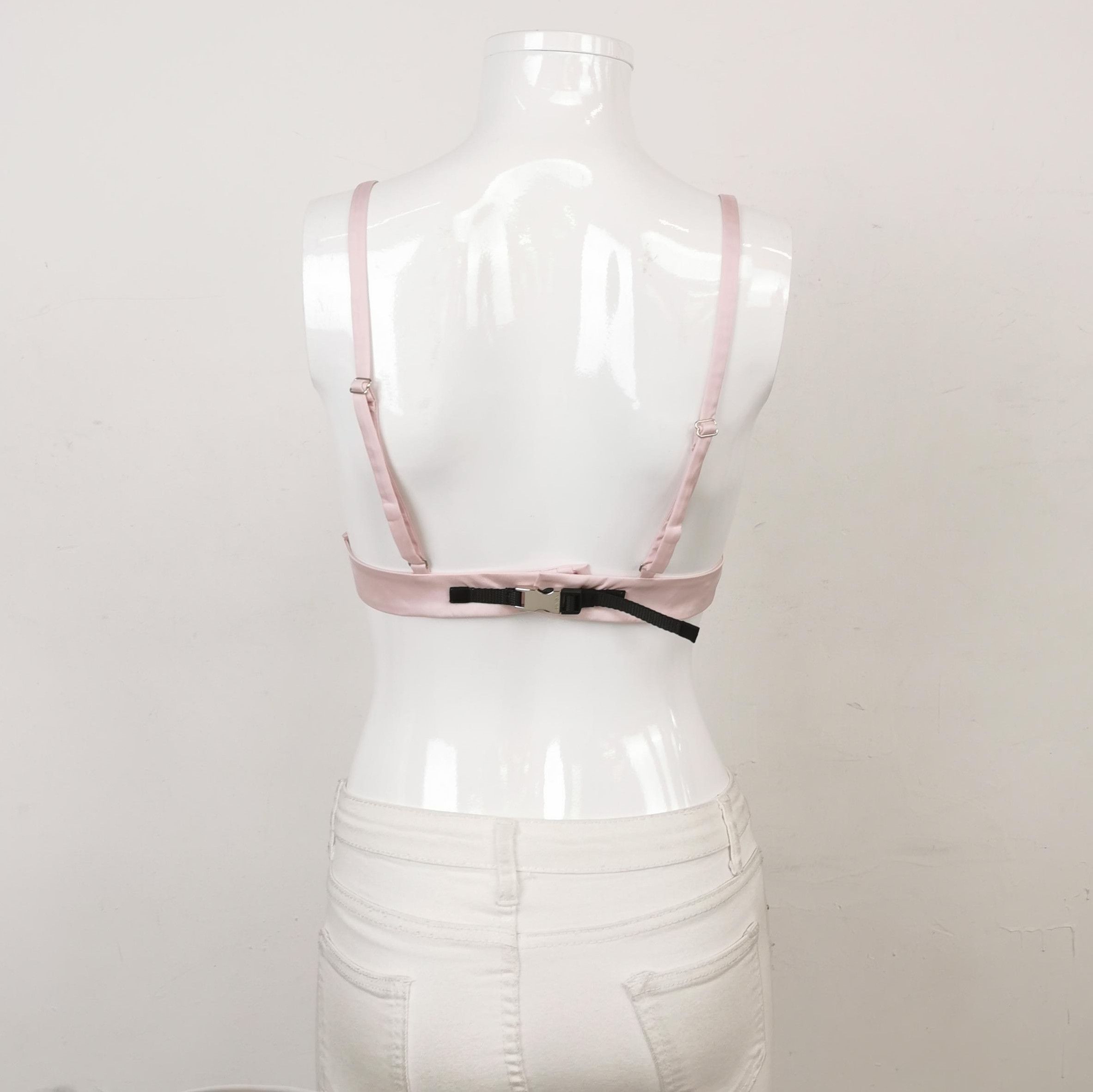 Prada Prada Triangle Logo Tank Top in Pink 0089 Size S / US 4 / IT 40 - 2 Thumbnail