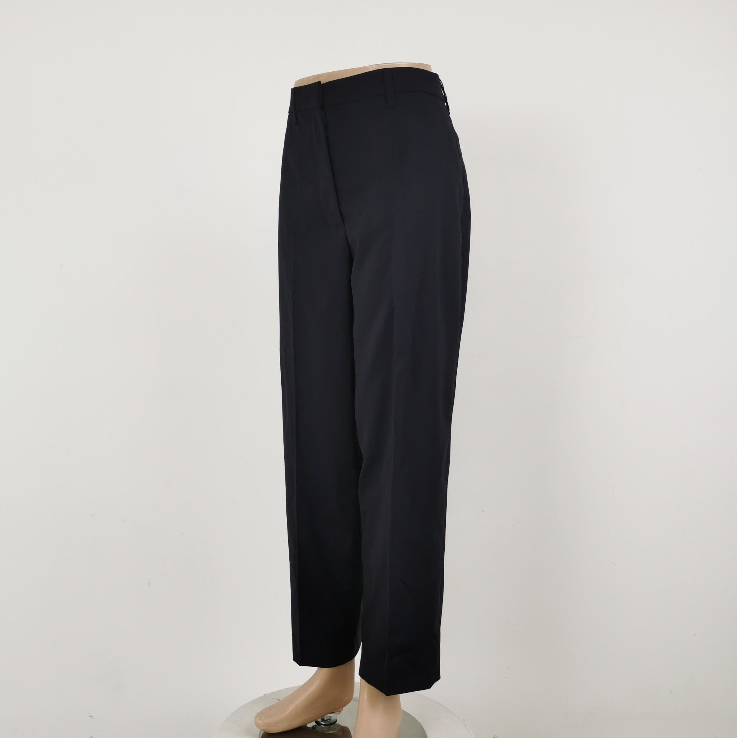 Prada Prada Slim Fit Wool Trousers in Navy 0089 Size 40" / US 18 - 2 Thumbnail